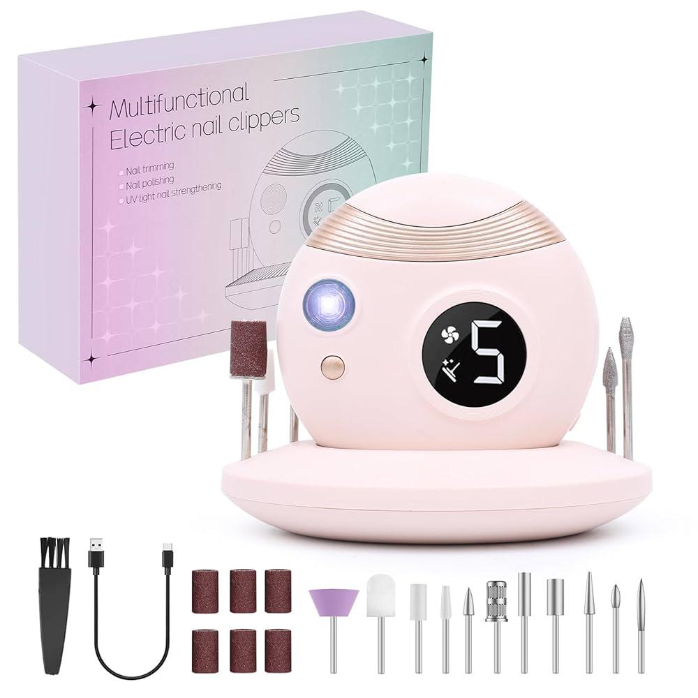 دستگاه ناخنگیر و سوهان برقی و uv همراه وارداتی